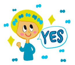 Pretty girl Emma sticker #13270231