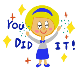 Pretty girl Emma sticker #13270235