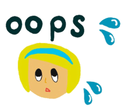 Pretty girl Emma sticker #13270236