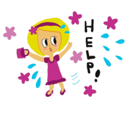 Pretty girl Emma sticker #13270241