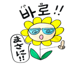 Korean-Japanese sunflower"tommy"~enjoy sticker #13270492