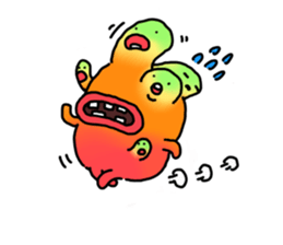 Tiny monster world sticker #13270629