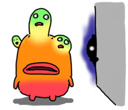 Tiny monster world sticker #13270633