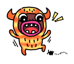 Tiny monster world sticker #13270634