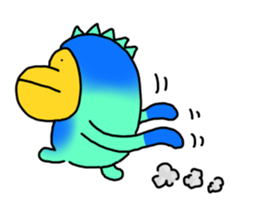 Tiny monster world sticker #13270648