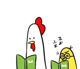Mr. chicken and Mr. chick sticker #13270685