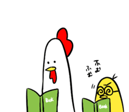 Mr. chicken and Mr. chick sticker #13270685