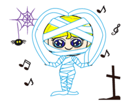 Lilly on Haloween sticker #13271063