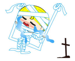 Lilly on Haloween sticker #13271071