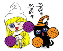 Lilly on Haloween sticker #13271072