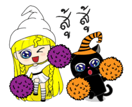 Lilly on Haloween sticker #13271072