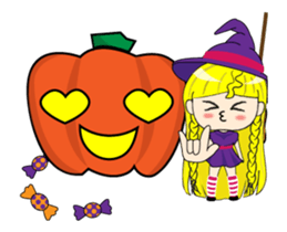 Lilly on Haloween sticker #13271073