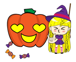 Lilly on Haloween sticker #13271073
