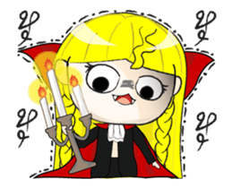 Lilly on Haloween sticker #13271074