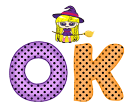 Lilly on Haloween sticker #13271079