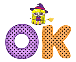 Lilly on Haloween sticker #13271079