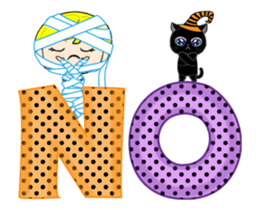 Lilly on Haloween sticker #13271080