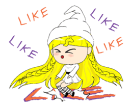 Lilly on Haloween sticker #13271081