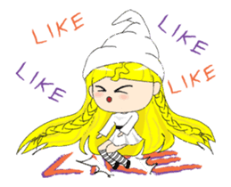 Lilly on Haloween sticker #13271081