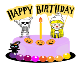 Lilly on Haloween sticker #13271083