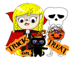 Lilly on Haloween sticker #13271084