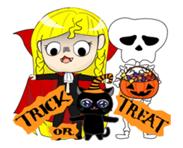 Lilly on Haloween sticker #13271084