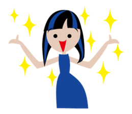 The sticker of the daughter sticker #13271335