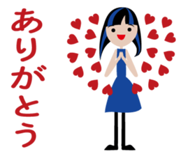 The sticker of the daughter sticker #13271354