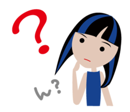 The sticker of the daughter sticker #13271355