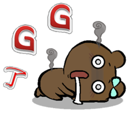 Doodle Bear-daily languages sticker #13271408