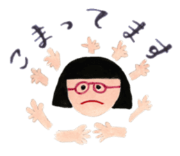 A girl and mother's usual days in Showa sticker #13271848