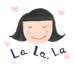 A girl and mother's usual days in Showa sticker #13271862