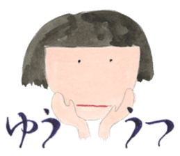 A girl and mother's usual days in Showa sticker #13271880