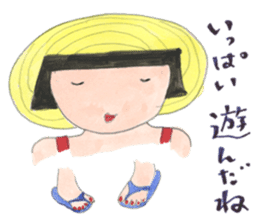 A girl and mother's usual days in Showa sticker #13271882