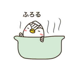 penguin like a rice-ball2 sticker #13272036