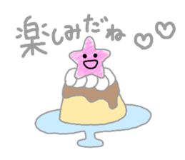 Rainbow colored star sticker #13272207