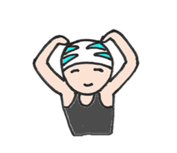 Power Swimmer sticker #13272327