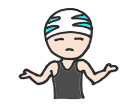 Power Swimmer sticker #13272346