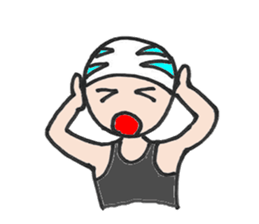 Power Swimmer sticker #13272353