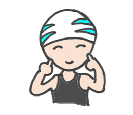 Power Swimmer sticker #13272359