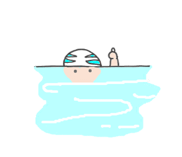 Power Swimmer sticker #13272363