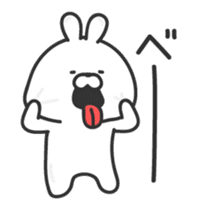 Animated pudgy bunny sticker #13273158