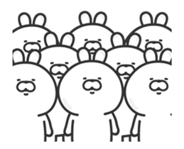 Animated pudgy bunny sticker #13273173