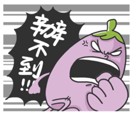 Mr. Eggplant likes to rip on people 2. sticker #13274163