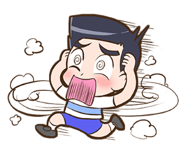 Badminton free style by Memee. sticker #13275377