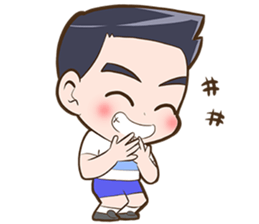 Badminton free style by Memee. sticker #13275381