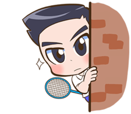Badminton free style by Memee. sticker #13275386