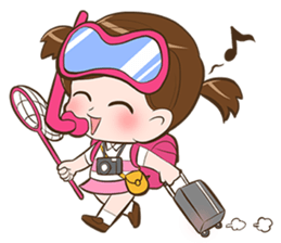 Badminton free style by Memee. sticker #13275393