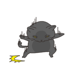 Sorrow of cat sticker #13275569