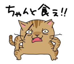 Sorrow of cat sticker #13275578